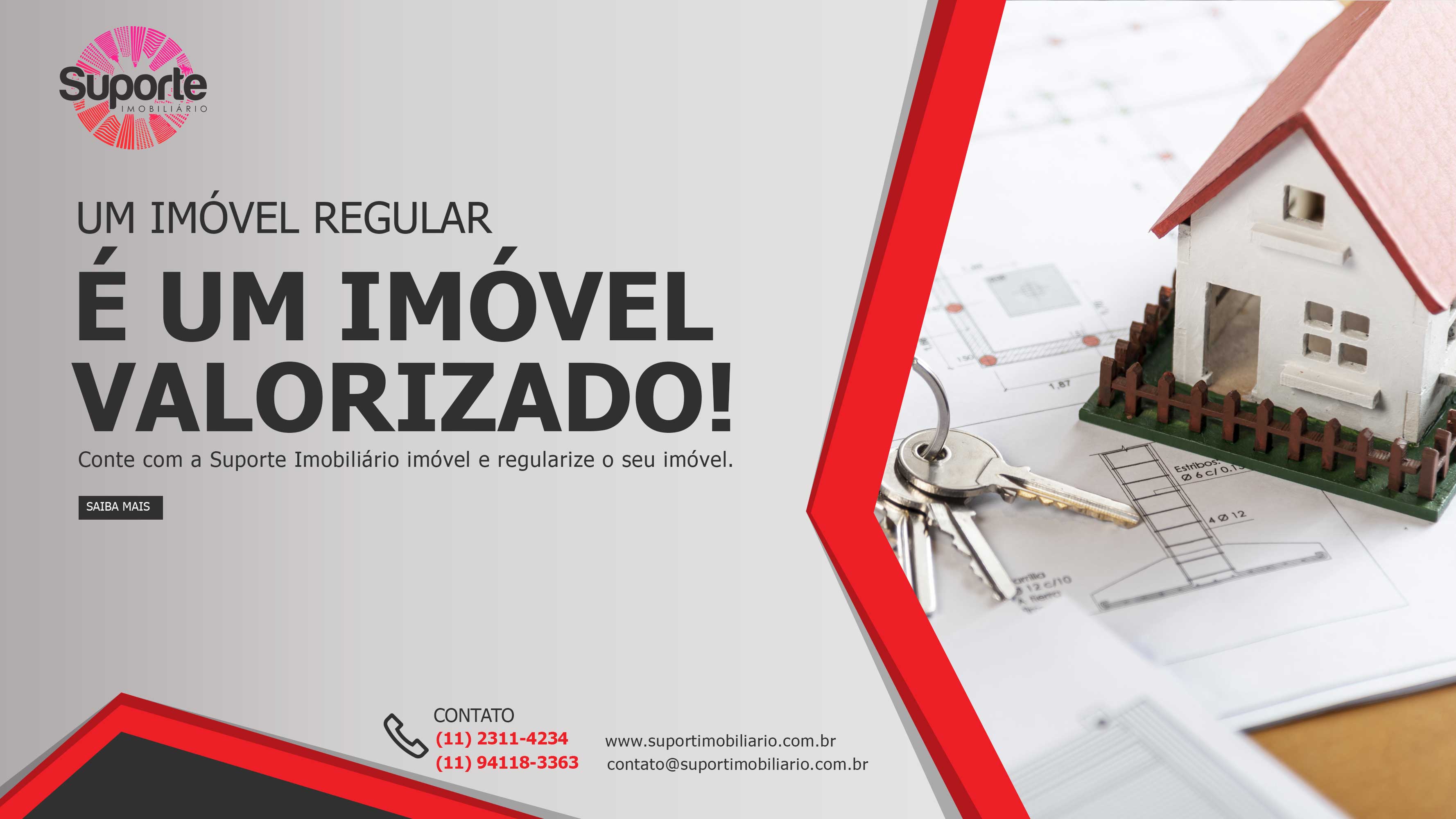 Imóvel regularizado é imóvel valorizado!